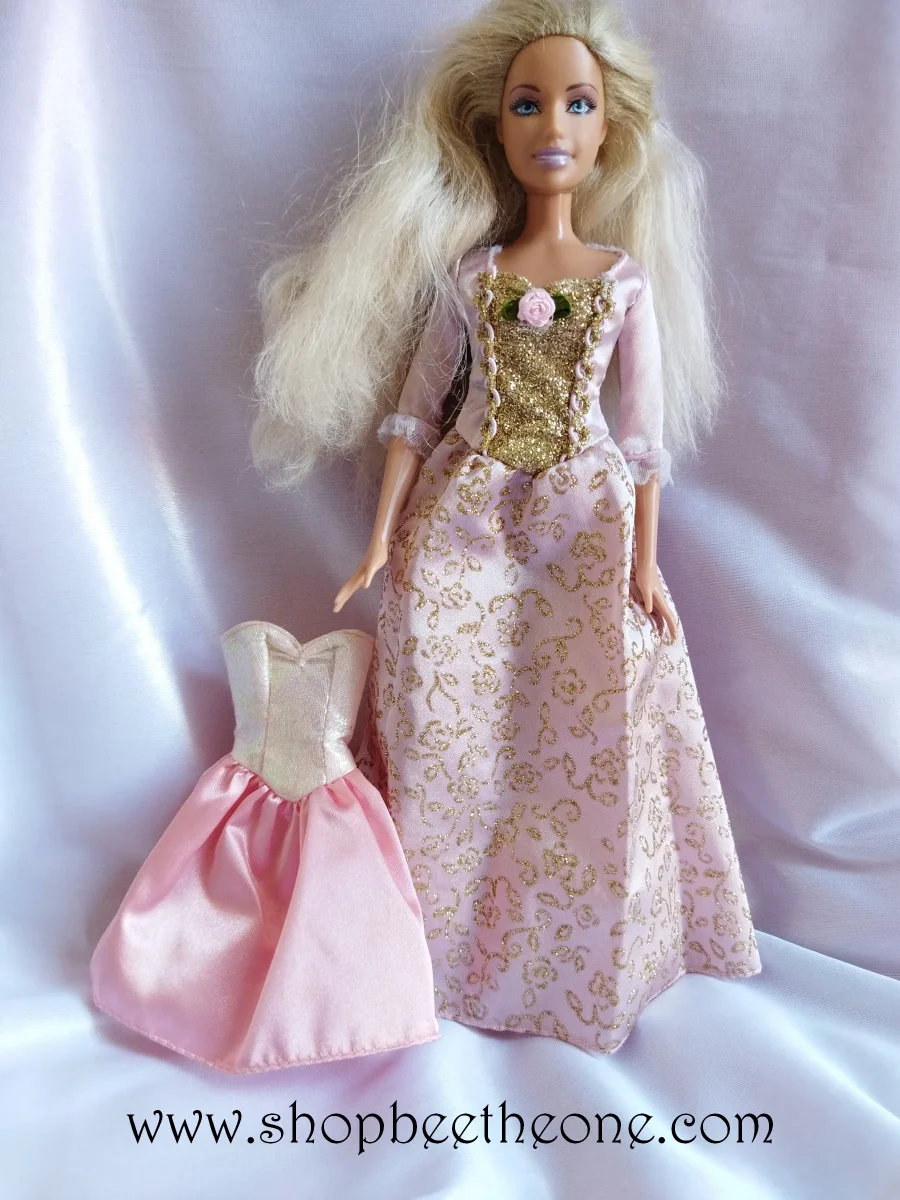 Barbie Coeur de Princesse (The Princess and the Pauper) - Princesse Anneliese - poupée et bracelet - Mattel 2007 - Poupée - vêtements
